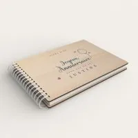 Livre d'or d'anniversaire personnalisé en bois de peuplier avec ballons