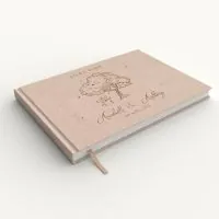 Livre d'or de mariage - Livret aspect lin - Champêtre