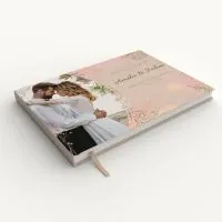 Livre d'or de mariage - Livret aspect lin - Dolce Vita