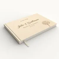 Livre d'or de mariage - Livret aspect coton - Pissenlit