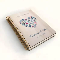 Livre d'or de mariage carnet - En érable - Champêtre