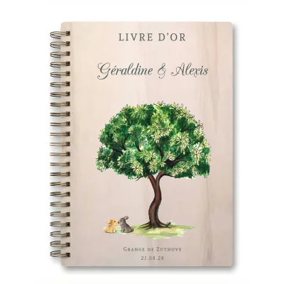 Livre d'or de mariage carnet - En érable - Dolce Vita
