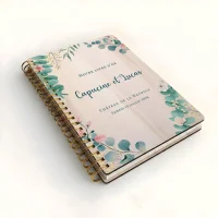 Livre d'or de mariage carnet - En érable - Eucalyptus