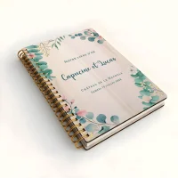 Livre d'or de mariage carnet - En érable - Eucalyptus