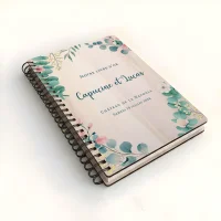Livre d'or de mariage carnet - En érable - Eucalyptus