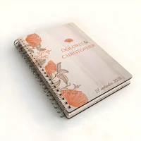 Livre d'or de mariage carnet - En érable - Gingko