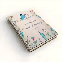 Livre d'or de mariage carnet - En érable - Les inséparables