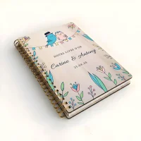 Livre d'or de mariage carnet - En érable - Les inséparables