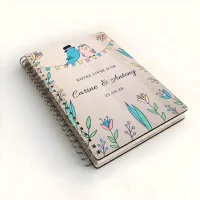 Livre d'or de mariage carnet - En érable - Les inséparables