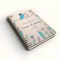 Livre d'or de mariage carnet - En érable - Les inséparables