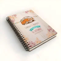 Livre d'or de mariage carnet - En érable - Seventies