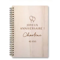 Livre d'or d'anniversaire carnet - Erable - Birthday