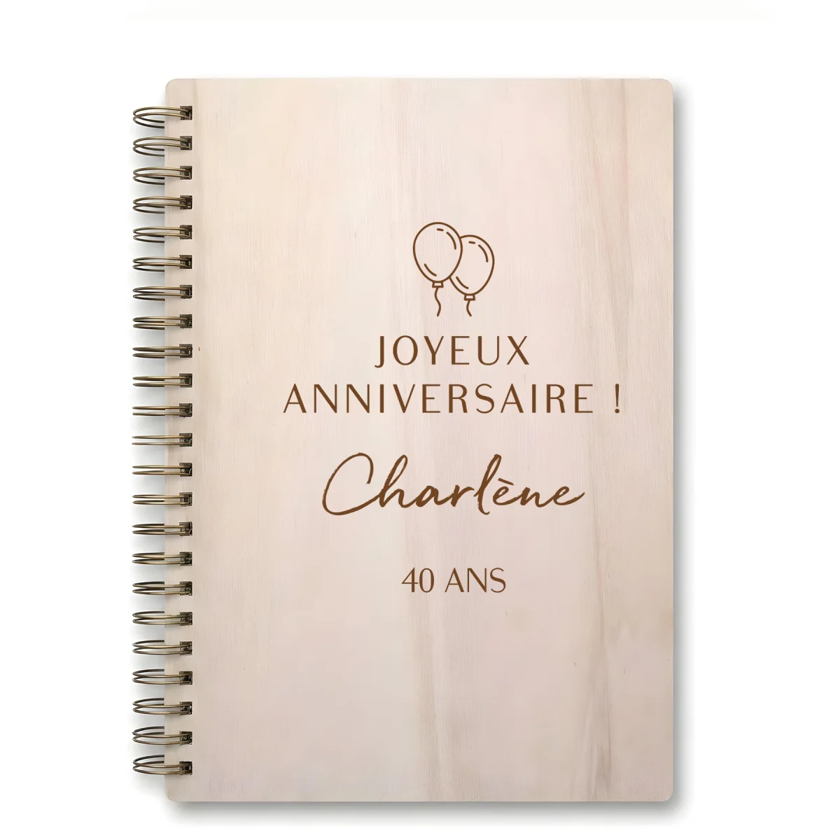 Livre d'or d'anniversaire carnet - Erable - Birthday