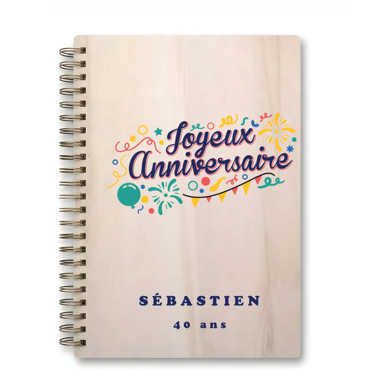 Livre d'or d'anniversaire carnet - Erable - Cotillons