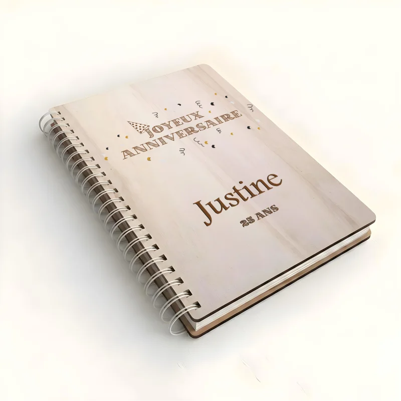 Livre d'or d'anniversaire - Carnet - Erable - Fiesta - hover