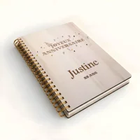 Livre d'or d'anniversaire carnet - Erable - Fiesta