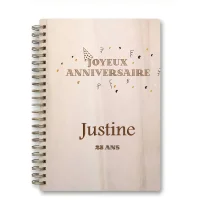 Livre d'or d'anniversaire - Carnet - Erable - Fiesta