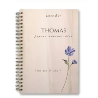 Livre d'or d'anniversaire Carnet - Erable - Belles de jour