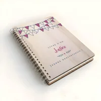 Livre d'or d'anniversaire carnet - Erable - Fanions