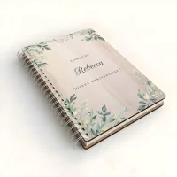 Livre d'or d'anniversaire carnet - Erable - Verdoyance