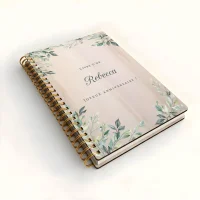 Livre d'or d'anniversaire carnet - Erable - Verdoyance
