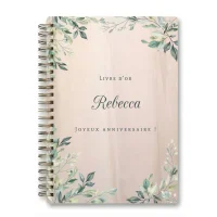 Livre d'or d'anniversaire - Carnet - Erable - Verdoyance