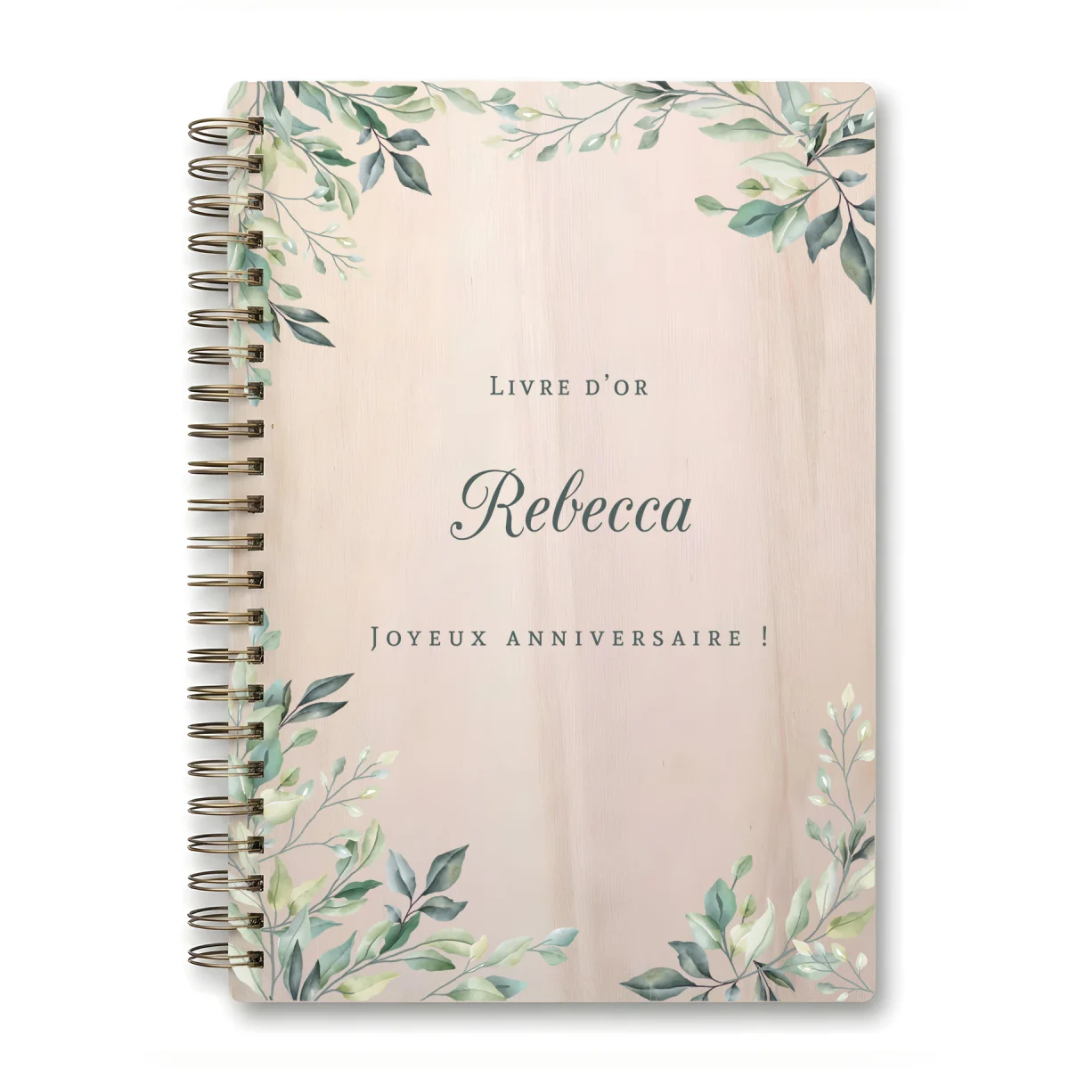 Livre d'or d'anniversaire carnet - Erable - Verdoyance