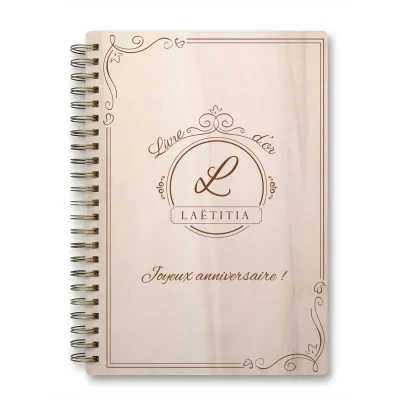 Livre d'or d'anniversaire carnet - Erable - Victoria