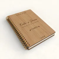 Livre d'or de mariage carnet - En chêne - Venise