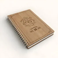 Livre d'or de mariage carnet - En chêne - Victoria