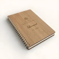 Livre d'or d'anniversaire - Chêne - Gâteau