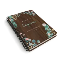 Livre d'or d'anniversaire carnet - Noyer - Eucalyptus